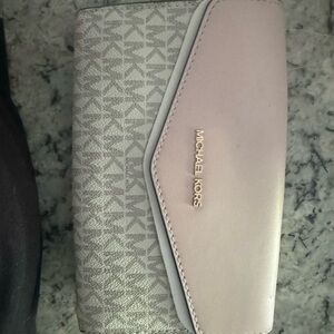 Michael Kors Pink and Grey Women's Bag